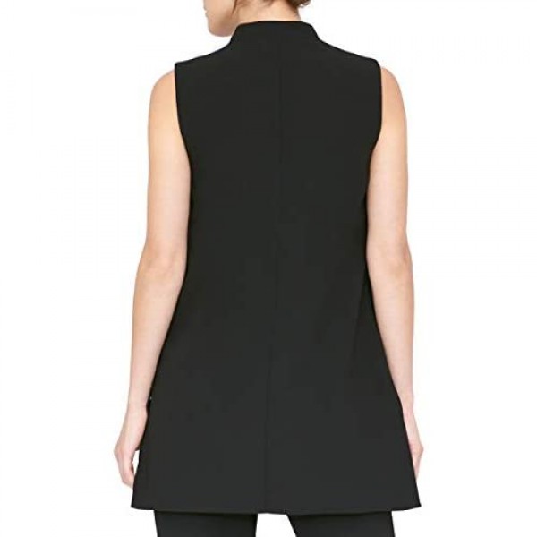DKNY Women's Double Weave Crepe Vest