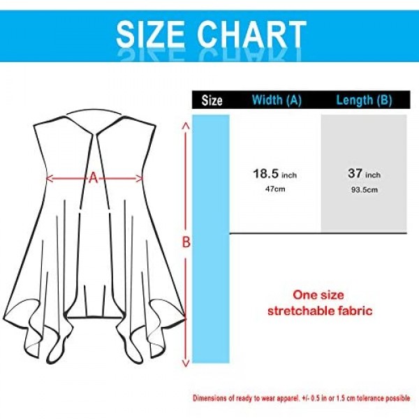 Innerest Basico Women's Open Asymmetrical Hem Print Chiffon Vest Cardigan