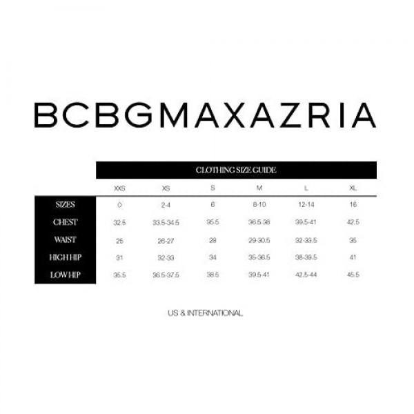 BCBGMAXAZRIA womens Long Sleeved Bodysuit