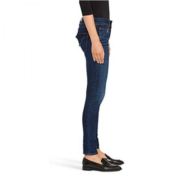 HUDSON Women's Collin Mid Rise Skinny Jean with Back Flap Pockets