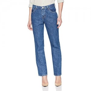 Lee Women's Petite Relaxed Fit All Cotton Straight Leg Jean