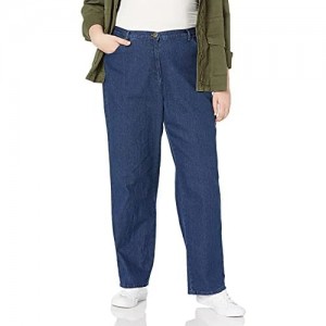 Ruby Rd. Women's Size Plus Classic Flat Front Denim Jean